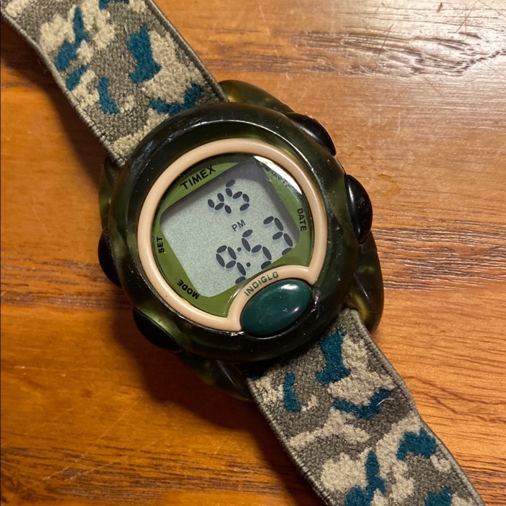 Timex Camouflage Digital Watch WR 30M
